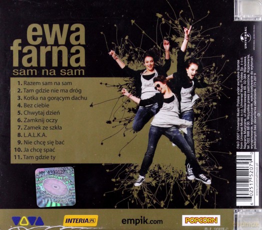 Ewa Farna: Sam na sam [CD]