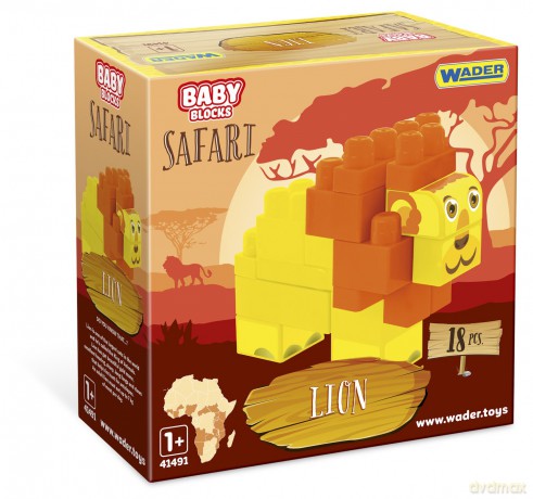 Klocki Safari Baby Blocks lew 41503 [KLOCKI]