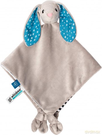 Kocyk DouDou Przytulanka Króliczek szary whisb123