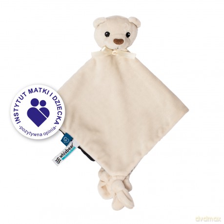 Kocyk DouDou Przytulanka Miś kremowy Friends of Whisbear whisb121