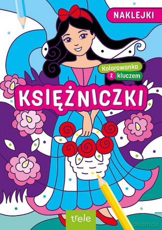 Kolorowanki z kluczem. Księżniczki [KSIĄŻKA]