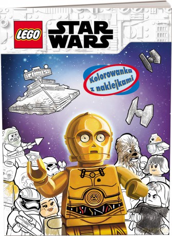 LEGO Star Wars Kolorowanka z naklejkami NA-6301 [KSIĄŻKA]
