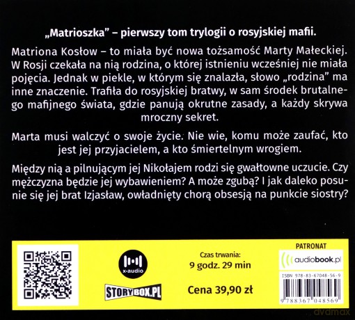Matrioszka. Rosyjska mafia (Tom 1) - Paulina Jurga [AUDIOBOOK]