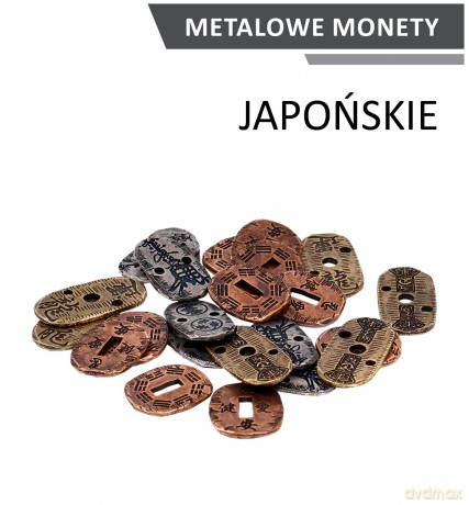 Metalowe monety japońskie zestaw 24 monet [GRA]