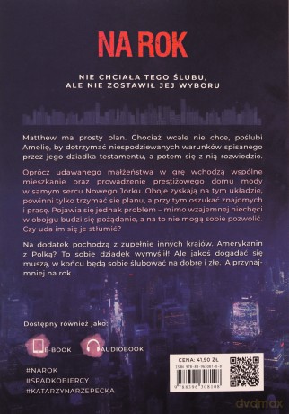 Na rok - Katarzyna Rzepecka [KSIĄŻKA]