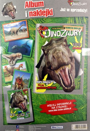 Najsłynniejsze Dinozaury multipack z naklejkami 1 sztuka mix [FIGURKA]
