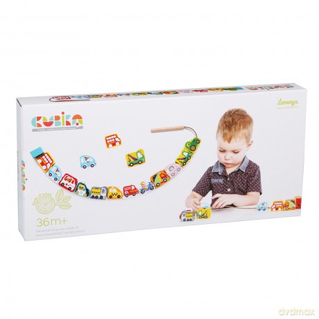 Nawlekane samochodziki Cubika 14316