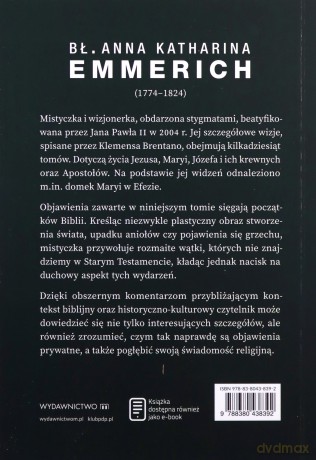 Od początku świata do Arki Przymierza - Anna Katharina Emmerich [KSIĄŻKA]