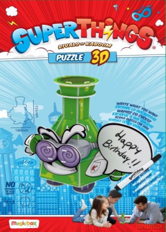 Puzzle 3D SuperThings Figurka (Prof. K) [FIGURKA]