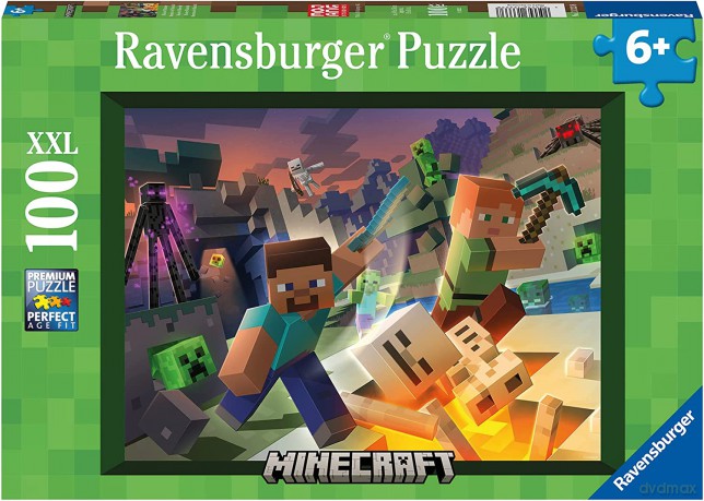 RAVENSBURGER 2D 100 el. Minecraft XXL 13333 [PUZZLE]