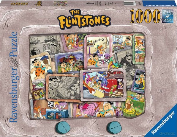 RAVENSBURGER 2D 1000 el. Flintstonowie 16924 [PUZZLE]