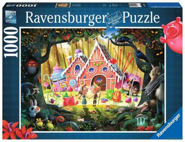 RAVENSBURGER 2D 1000 el. Jaś i Małgosia 16950 [PUZZLE]