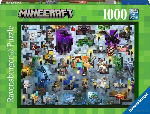 RAVENSBURGER 2D 1000 el. Minecraft Challenge 17188 [PUZZLE]