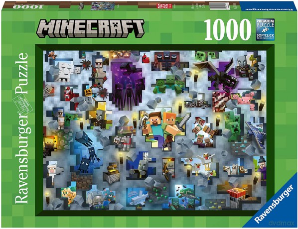 RAVENSBURGER 2D 1000 el. Minecraft Challenge 17188 [PUZZLE]
