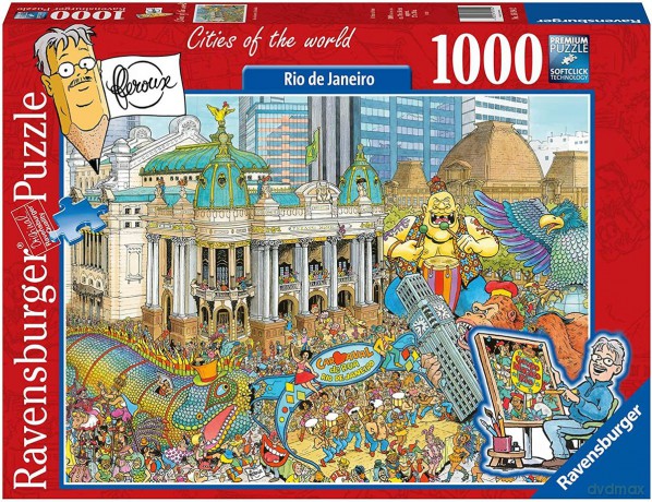 RAVENSBURGER 2D 1000 el. Rio de Janeiro 16194 [PUZZLE]