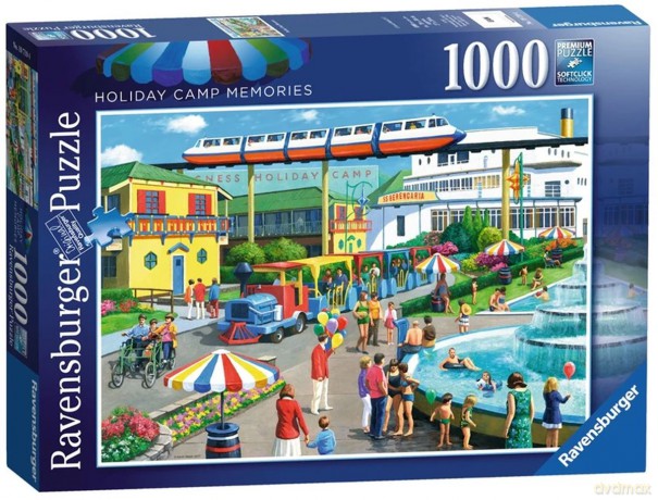 RAVENSBURGER 2D 1000 el. Słoneczne popoludnie 19719 [PUZZLE]
