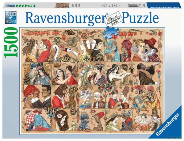RAVENSBURGER 2D 1500 el. Historia miłości 16973 [PUZZLE]