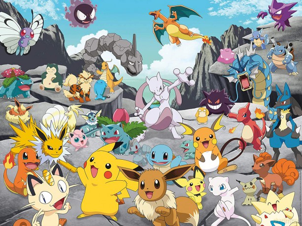 RAVENSBURGER 2D 1500 el. Pokémon Classic 16784 [PUZZLE]