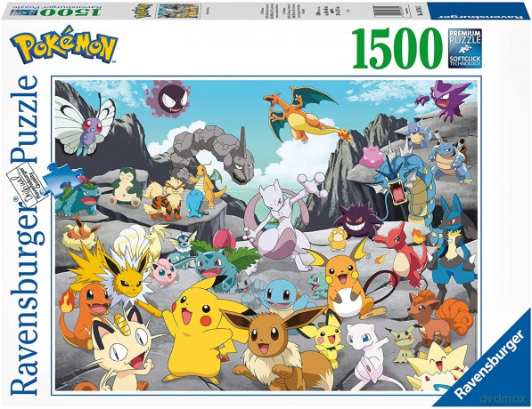 RAVENSBURGER 2D 1500 el. Pokémon Classic 16784 [PUZZLE]