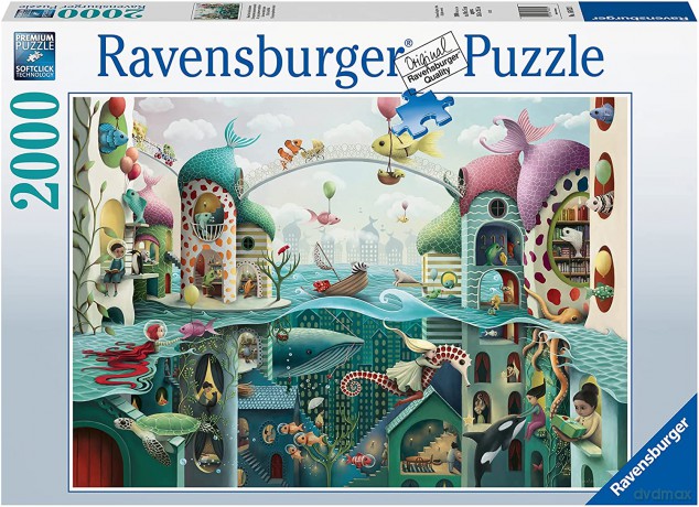 RAVENSBURGER 2D 2000 el. Gdyby ryby umiały mówić 16823 [PUZZLE]
