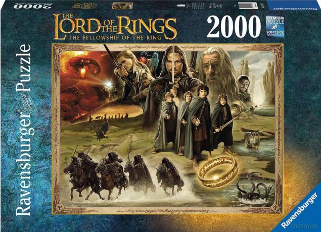 RAVENSBURGER 2D 2000 el. Władca Pierścieni 16927 [PUZZLE]