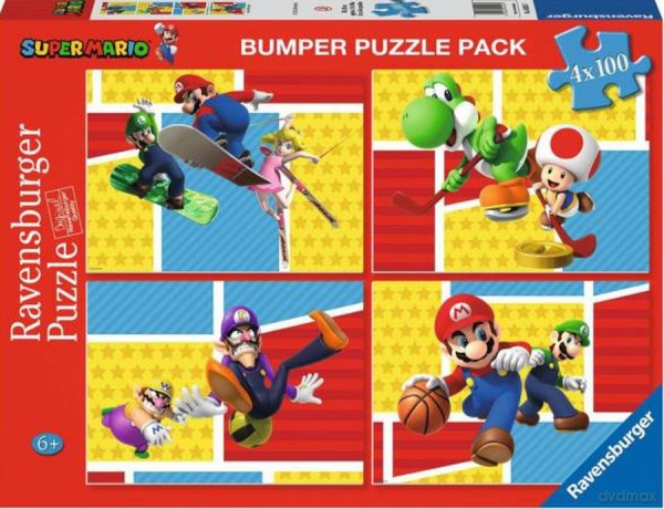RAVENSBURGER 2D 4x100 el. Super Mario 5195 [PUZZLE]