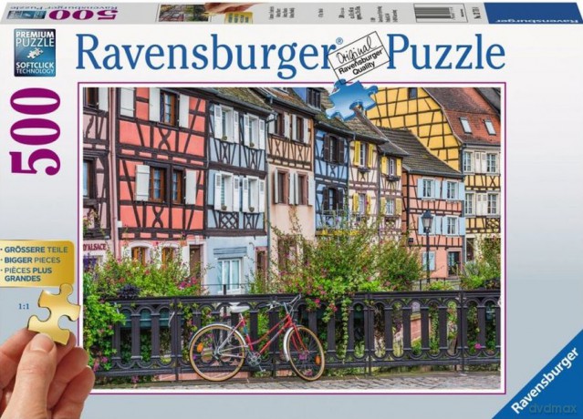 RAVENSBURGER 2D 500 el. dla seniorów Colmar we Francji 13711 [PUZZLE]
