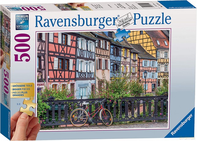 RAVENSBURGER 2D 500 el. dla seniorów Colmar we Francji 13711 [PUZZLE]