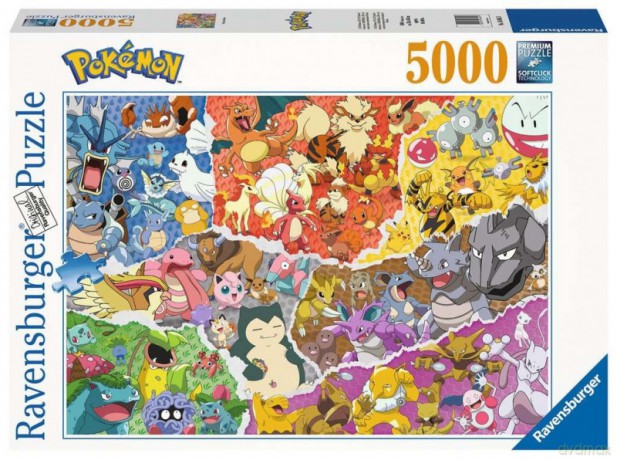 RAVENSBURGER 2D 5000 el. Pokemon 16845 [PUZZLE]