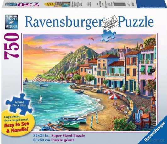 RAVENSBURGER 2D 750 el. Duży Format Romantyczny wschód słońca 19940 [PUZZLE]