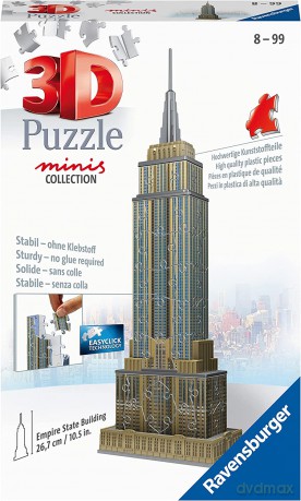 RAVENSBURGER 3D 54 Mini budowle Empire State Building 11271 [PUZZLE]