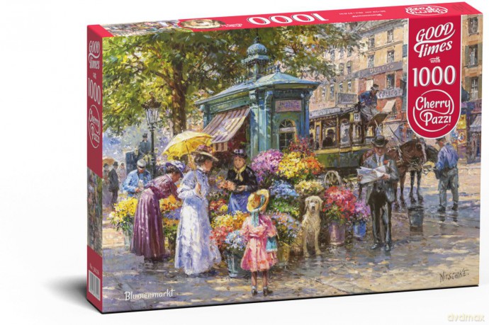 CHERRY PAZZI 1000 el. Blumenmarkt [PUZZLE]