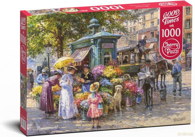 CHERRY PAZZI 1000 el. Blumenmarkt [PUZZLE]