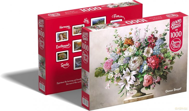 CHERRY PAZZI 1000 el. Glamour Bouquet [PUZZLE]