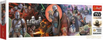TREFL 1000 el. panoramiczne Przygody Mandaloriana Lucasfilm Star Wars The Mandalorian 29052 [PUZZLE]