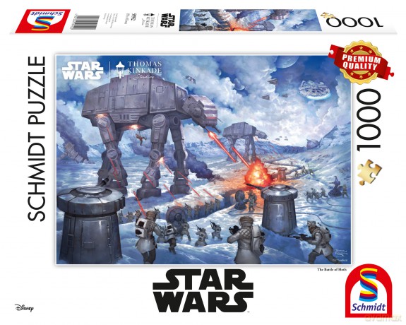 SCHMIDT 1000 el. PQ Star Wars Bitwa o Hoth T. Kinkade 110802 [PUZZLE]