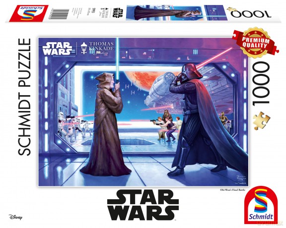 SCHMIDT 1000 el. PQ Star Wars Ostateczna bitwa T. Kinkade 110803 [PUZZLE]