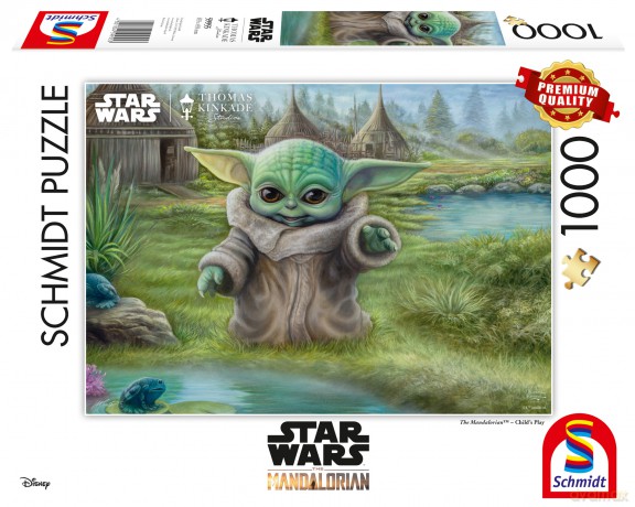 SCHMIDT 1000 el. PQ Star Wars The Mandalorian Baby Yoda T. Kinkade 110805 [PUZZLE]