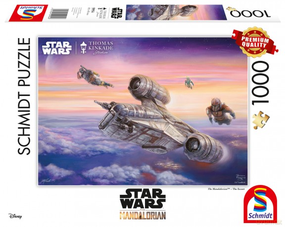 SCHMIDT 1000 el. PQ Star Wars The Mandalorian Eskorta T. Kinkade 110804 [PUZZLE]