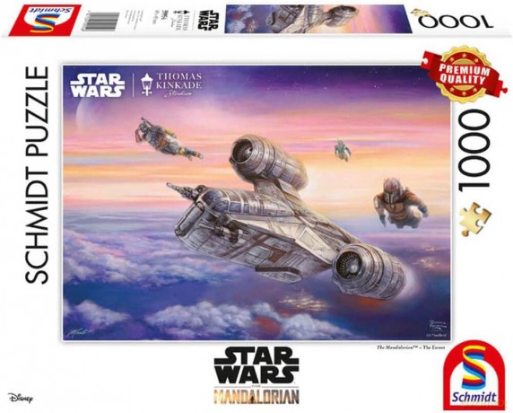 SCHMIDT 1000 el. PQ Star Wars The Mandalorian Eskorta T. Kinkade 110804 [PUZZLE]