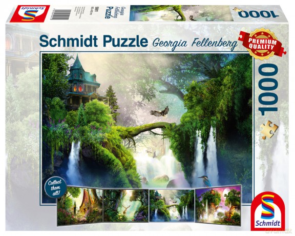 SCHMIDT 1000 el. PQ Zaczarowany wodospad G.Fellenberg 110817 [PUZZLE]