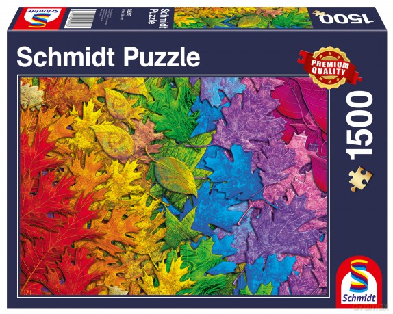 SCHMIDT 1500 el. PQ Kolorowe liście 111096 [PUZZLE]