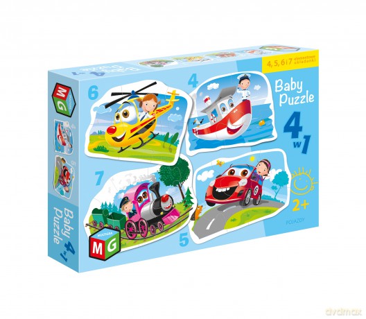 SCHMIDT 4w1 baby Pojazdy [PUZZLE]