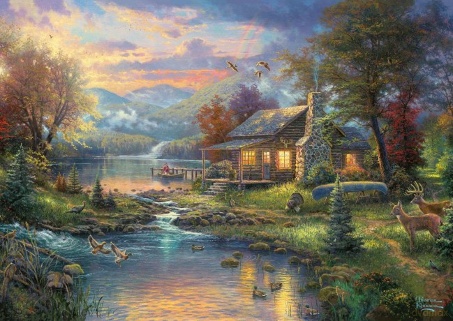 SCHMIDT 500 el. PQ puszka Cud natury T. Kinkade 110796 [PUZZLE]