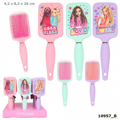 Szczotka do włosów Top Model 1 sztuka mix wzorów 10957B
