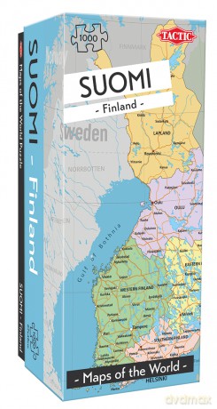 TACTIC 1000 el. Mapa Finlandia [PUZZLE]