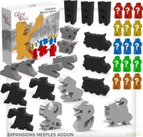 Wielki mur Expansions Meeple Addon dodatek [GRA]