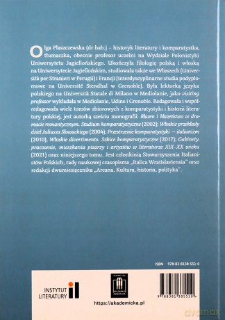 Wizja Włoch w polskiej i francuskiej literaturze okresu romantyzmu (1800-1850) - Olga Płaszczewska [KSIĄŻKA]