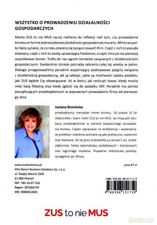 Wszystko o prowadzeniu działalności gospodarczych. Edycja 2022 - Justyna Broniecka [KSIĄŻKA]
