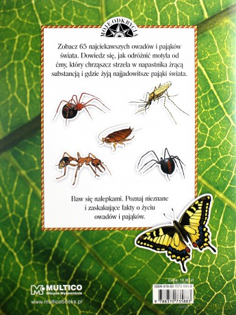 Moje Odkrycia Owady I Pająki Nalepkowa Książeczka [KSIĄŻKA]